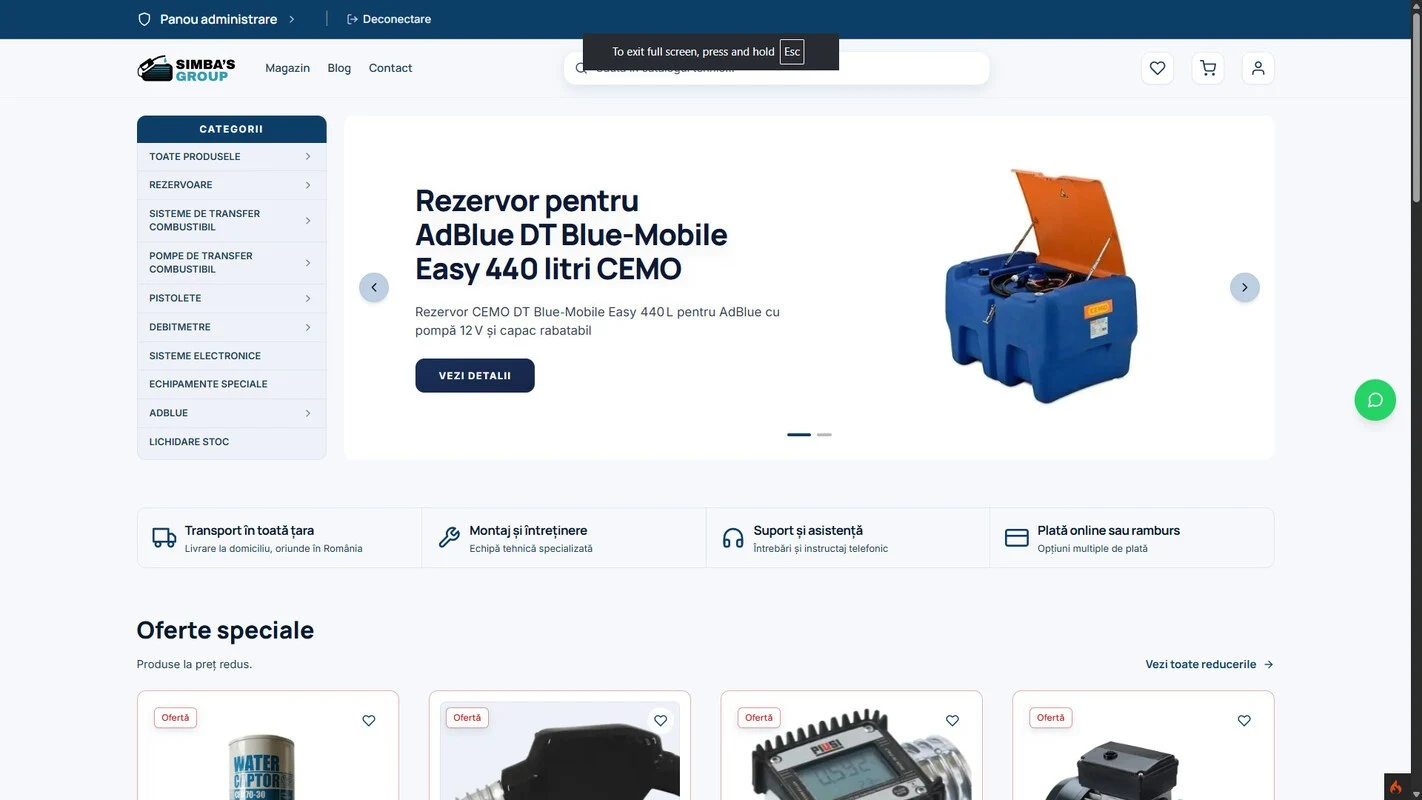 Image gallery, Simba's Group Online Store (1)